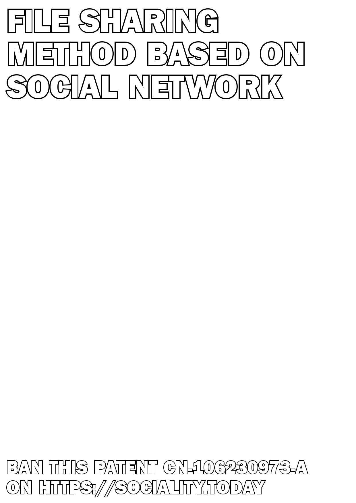 File sharing method based on social network  - CN-106230973-A